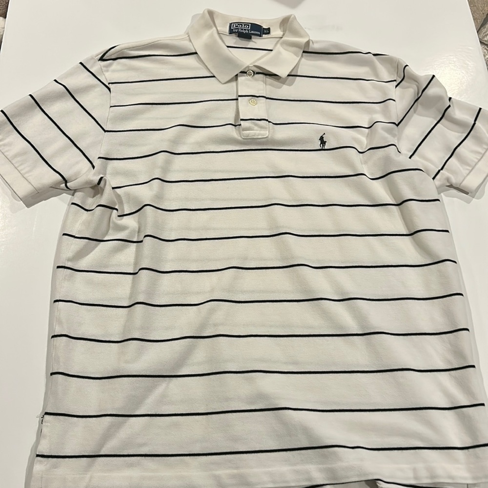 Polo by Ralph Lauren short sleeve stripped. XL - Picture 1 of 4